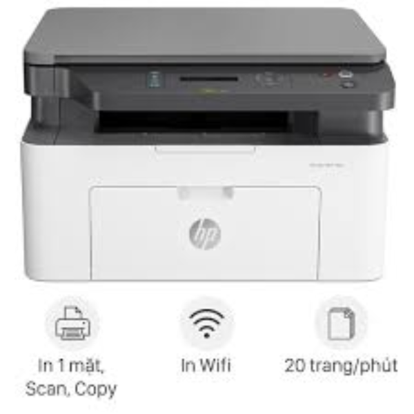 Máy in laser trắng đen đa năng HP LaserJet 135w MFP Wifi (4ZB83A)