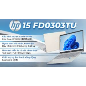 HP 15 fd0303TU i3 1315U (A2NL4PA)